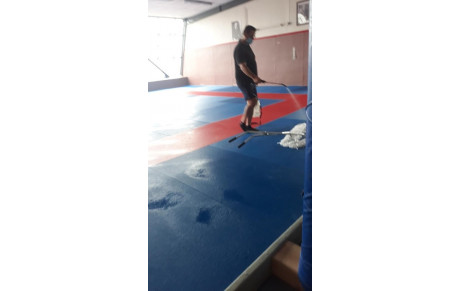 Notre tapis desinfecté quotidiennement