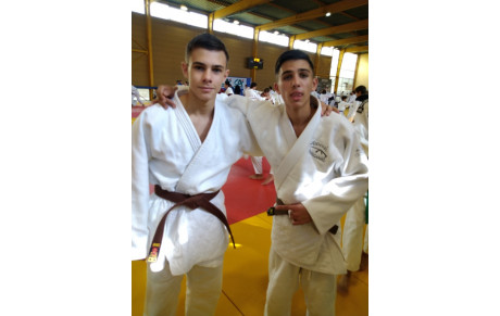 Maxime et Theo au tournoi Cadet des Chataignes